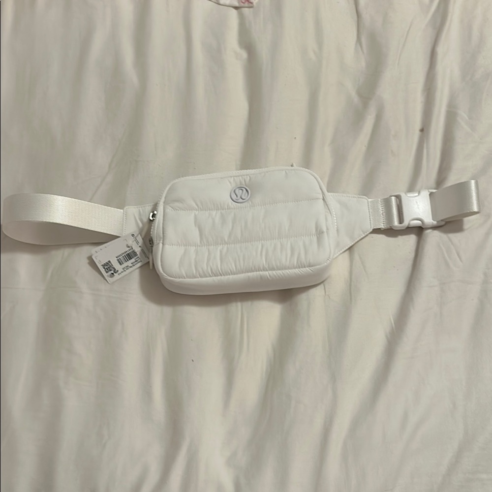 Lululemon Classic White Waist Bag